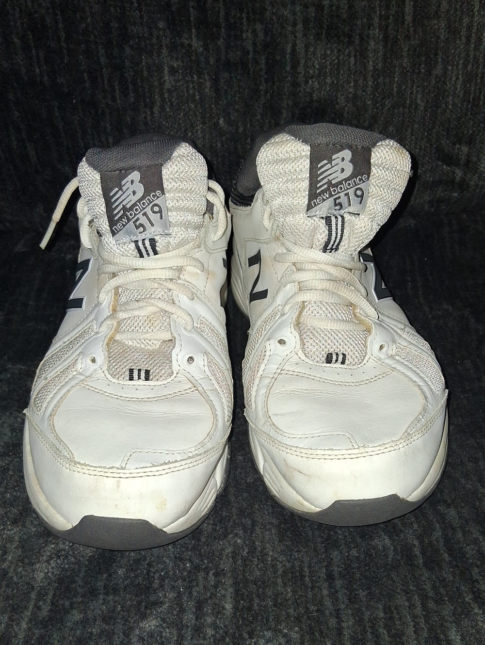 New Balance Kids White and Gray 519 Sneakers